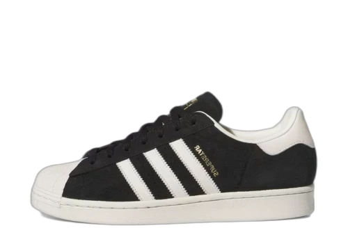 adidas Superstar Core Black Off White Gold Metallic