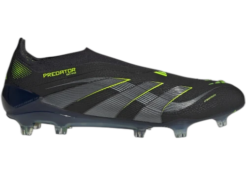 adidas Predator Elite Laceless FG Core Black Carbon Lucid Lemon