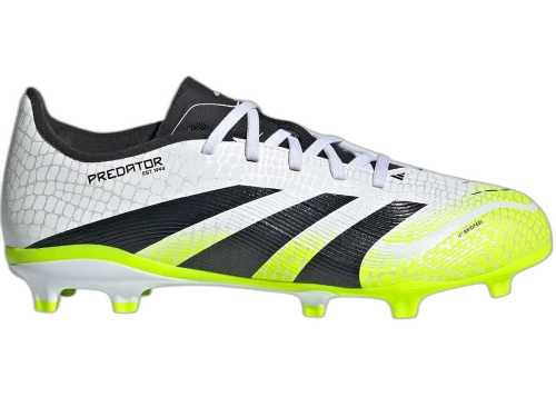 adidas Predator League FG/MG Cloud White Core Black Lucid Lemon (GS)
