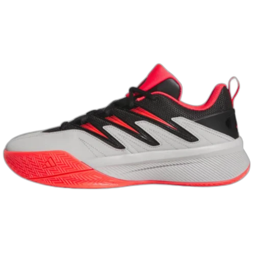 adidas Dame Certified 3 Core Black Lucid Red Grey Two