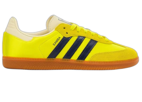 adidas Samba OG Shock Yellow Night Indigo (Women's)