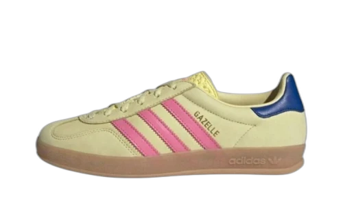adidas Gazelle Indoor Powder Yellow Lucid Pink Royal (Women's)