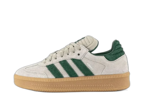 adidas Samba XLG Putty Grey Collegiate Green
