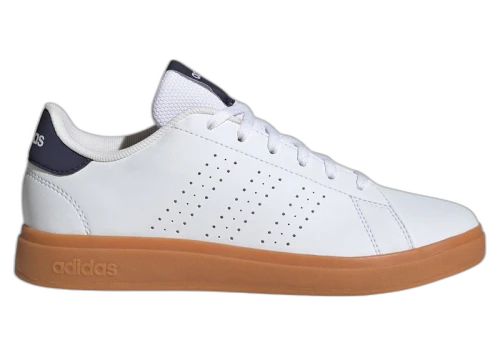 adidas Advantage Base 2.0 Cloud White Shadow Navy Gum (GS)