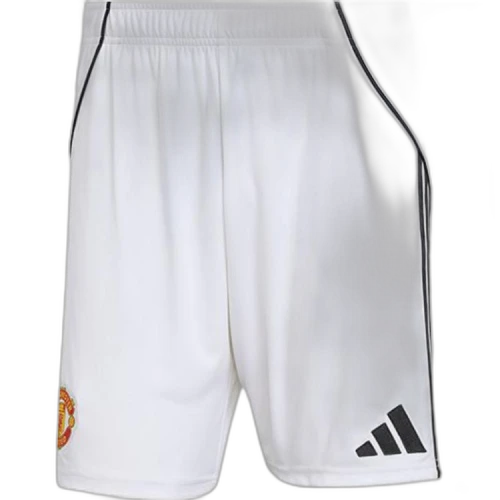 adidas 25/26 Home Shorts Manchester United White