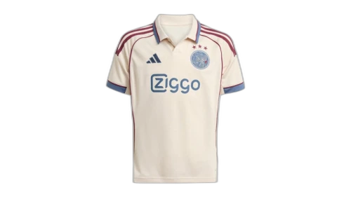 adidas Kids Ajax Amsterdam 25/26 Third Jersey Halo Ivory