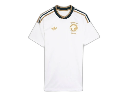 adidas Saudi Arabia 26 Away Authentic Jersey White/Khaki/Aurora Ivy