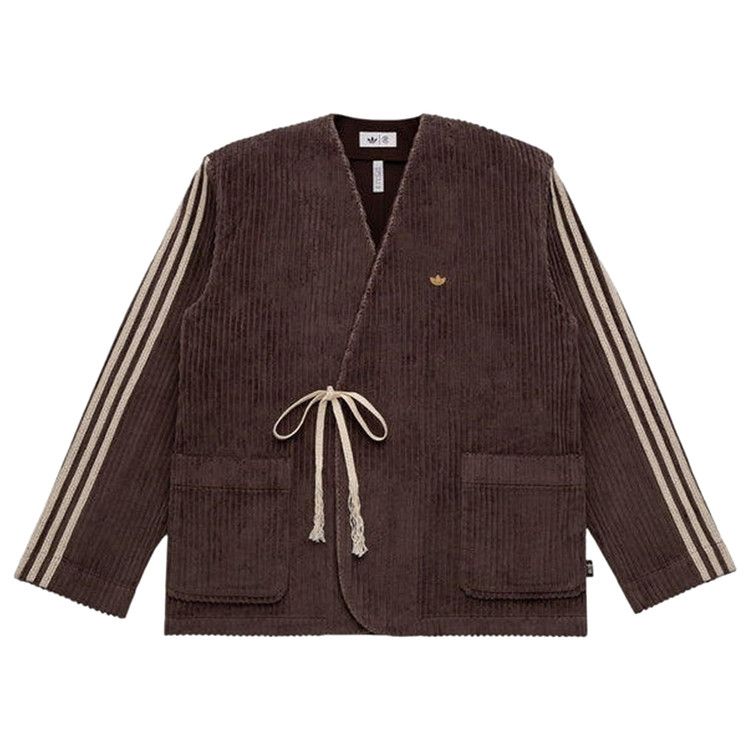 adidas x CLOT Edison Chen Sports Jacket Dark Brown