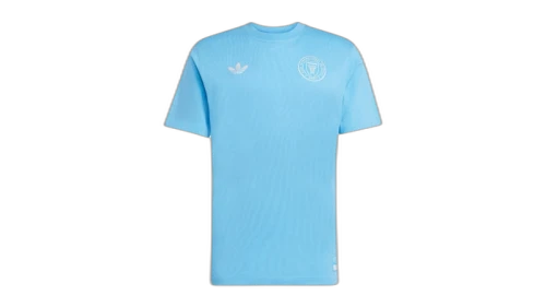 adidas Inter Cf Travel Tee Miami Semi Blue Burst White Tint