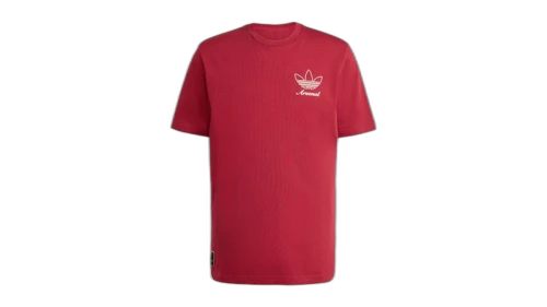 adidas Arsenal Terrace Icons Graphic T-Shirt Team Coll Burgundy 2