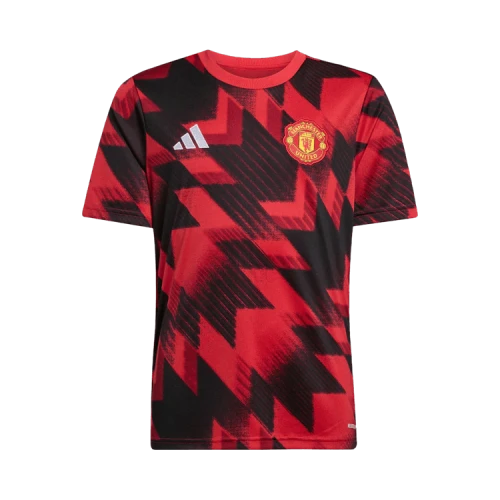 adidas Kids 25/26 Pre-Match Jersey Mufc Red