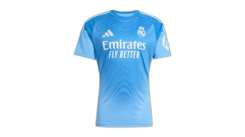 adidas Real Madrid 25/26 Home Goalkeeper Jersey Blue Burst Ray Blue