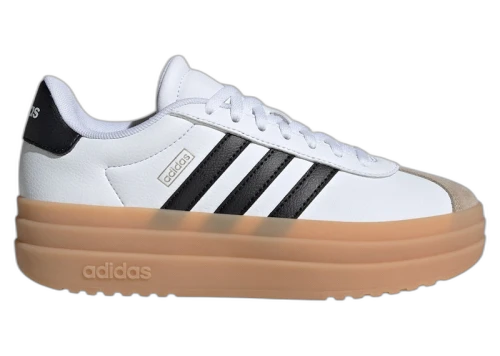 adidas VL Court Bold Cloud White Core Black Wonder Beige (GS)