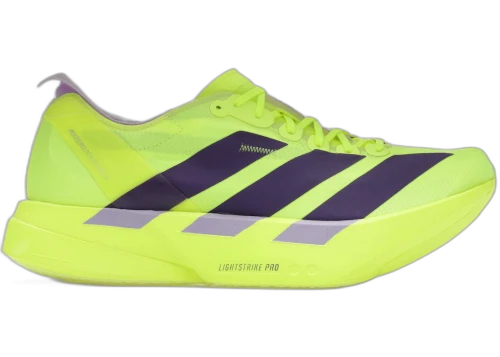 adidas Adizero Adios Pro 4 Solar Yellow Aurora Plum Powder Plum
