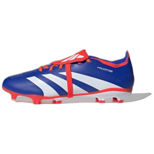 adidas Predator League Fold-Over Tongue FG Lucid Blue Cloud White Solar Red
