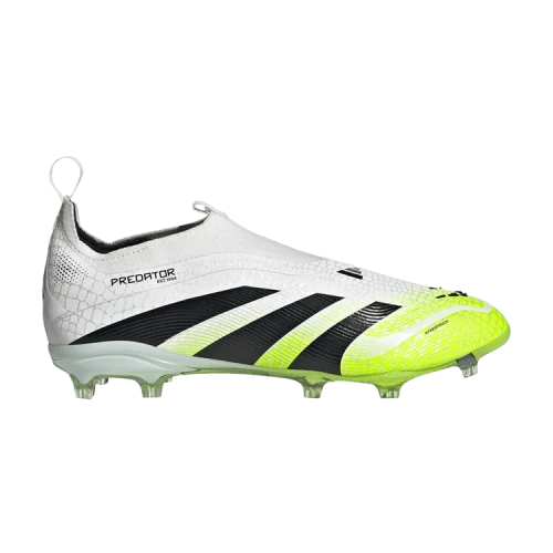 adidas Predator Elite Laceless FG Cloud White Core Black Lucid Lemon (GS)