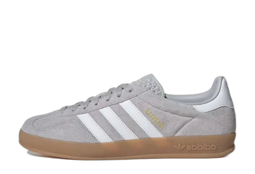 adidas Gazelle Indoor Grey Cloud White Gold Metallic