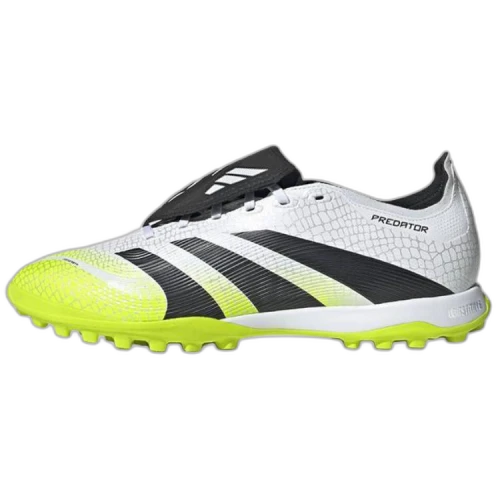 adidas Predator League Fold-Over Tongue TF Cloud White Core Black Lucid Lemon