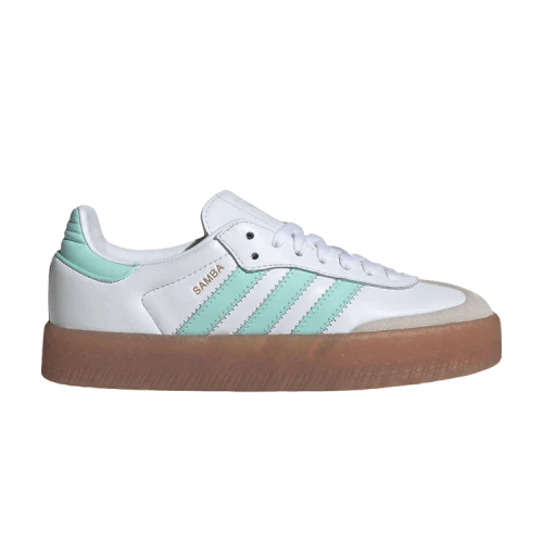 adidas Sambae Cloud White Clear Mint Gold Metallic (GS)