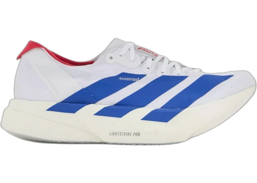 adidas Adizero Adios Pro 4 White Royal Blue Pure Ruby (Women's)