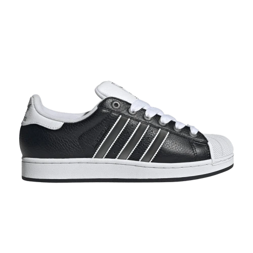 adidas Superstar II Core Black Matte Silver Cloud White