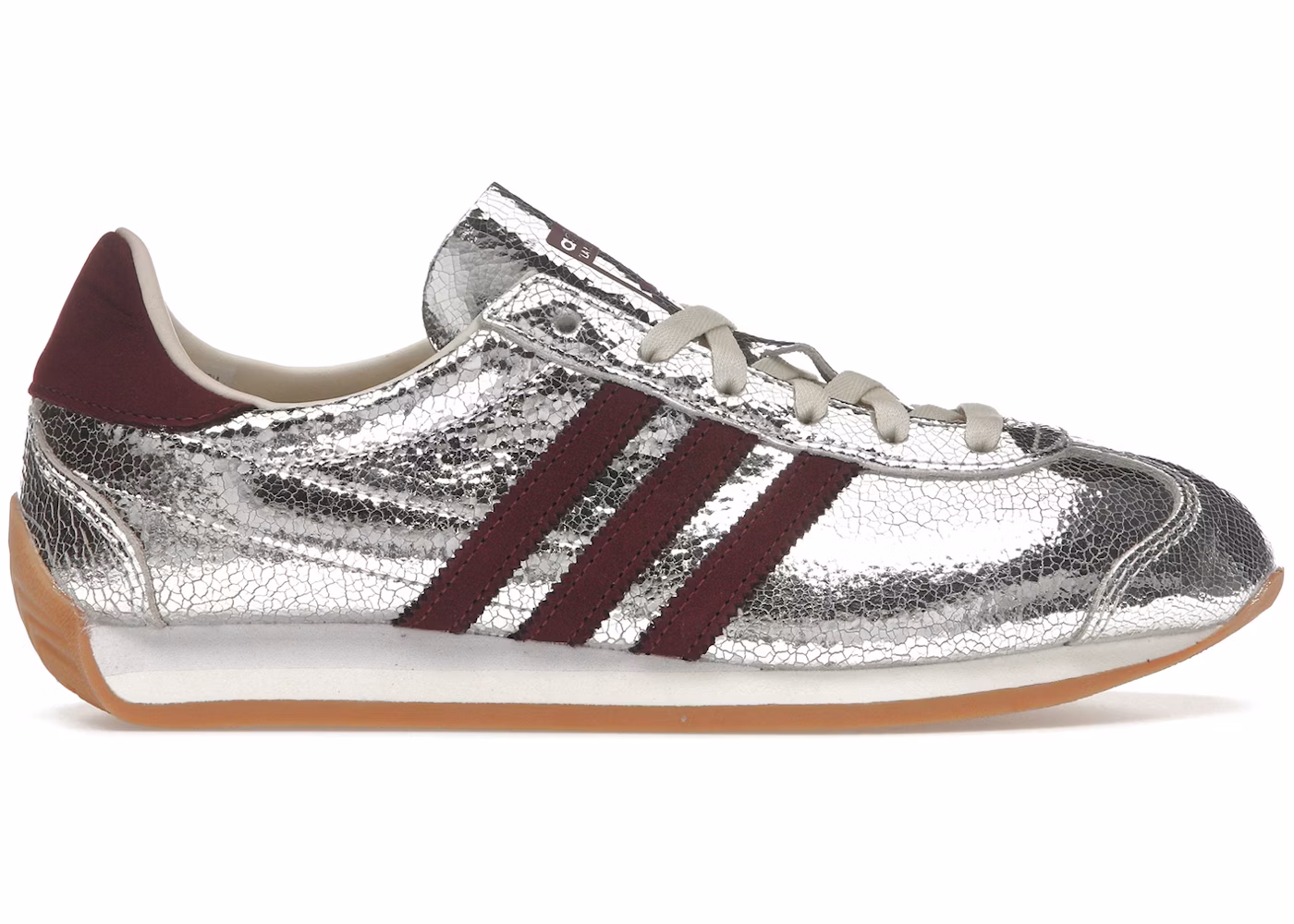 adidas Country OG Silver Metallic Maroon (Women's)