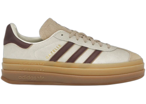 adidas Gazelle Bold Cream White Maroon (Women's)