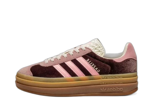 adidas Gazelle Bold Shadow Brown Warm Clay Glow Pink (Women's)