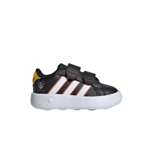 adidas Grand Court Disney Mickey Mouse Core Black Cloud White Collegiate Red (TD)
