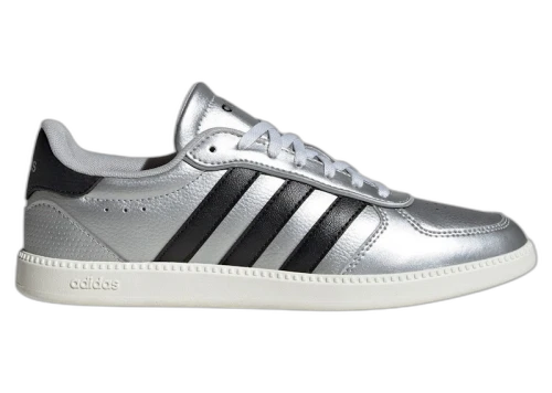 adidas Breaknet Sleek Matte Silver Core Black Off White (Women's)