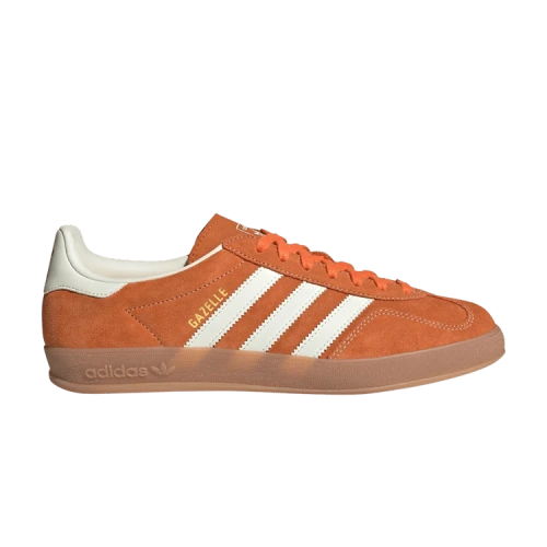 adidas Gazelle Indoor Orange Off White Gold Metallic
