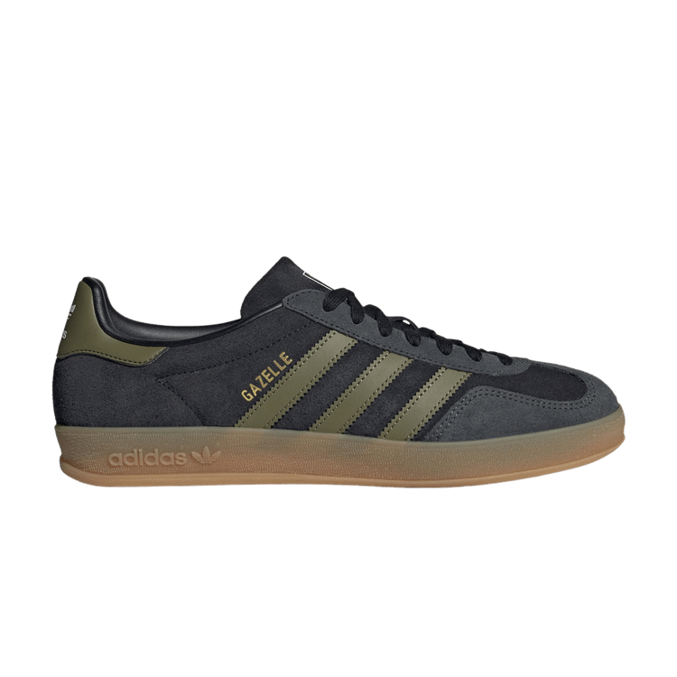 adidas Gazelle Indoor Black Focus Olive Carbon
