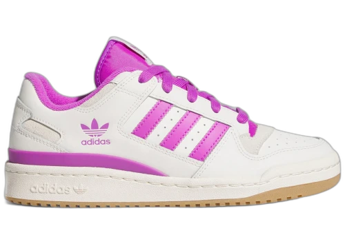 adidas Forum Low CL Cloud White Purple Burst Cream White (Women's)