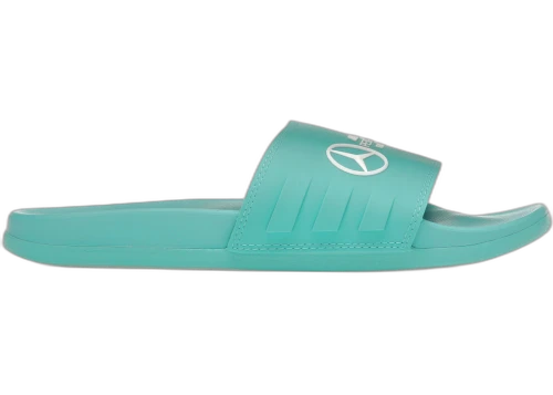 adidas Adilette Comfort Slides Mercedes-AMG Petronas Formula One Team Semi Mint Rush