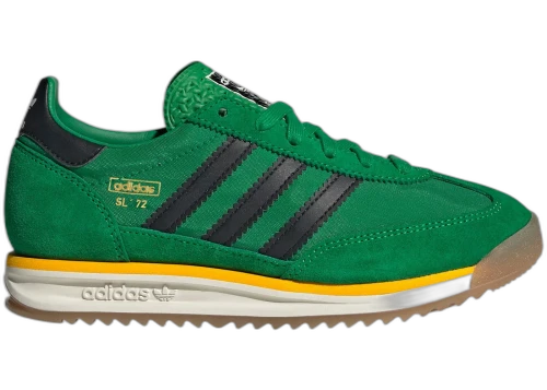 adidas SL 72 RS Green Core Black Crew Yellow (GS)