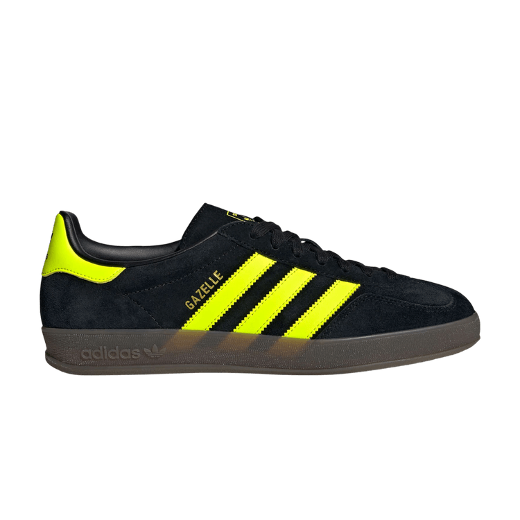 adidas Gazelle Indoor Core Black Solar Yellow Cloud White