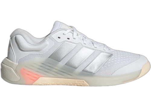 adidas Dropset 4 Power White Silver Metallic Lucid Orange (Women's)