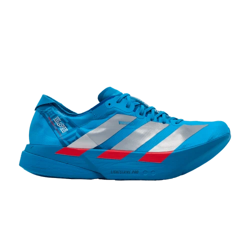 adidas Adizero Adios Pro 4 Solar Blue Silver Metallic Lucid Red