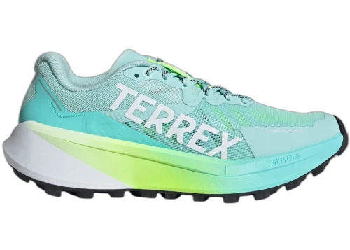 adidas Terrex Agravic 3 Trail Semi Flash Aqua Cloud White Lucid Lemon (Women's)