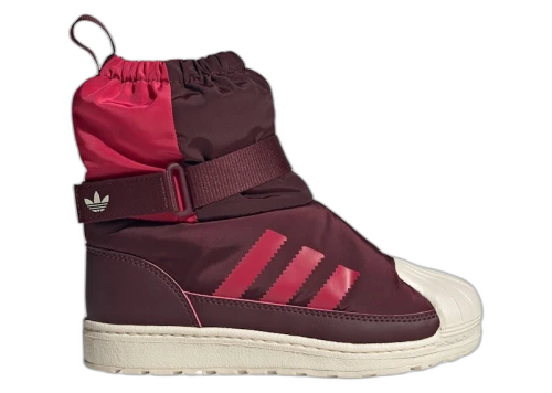 adidas Superstar 360 Winterized Boot Maroon Wonder White (PS)