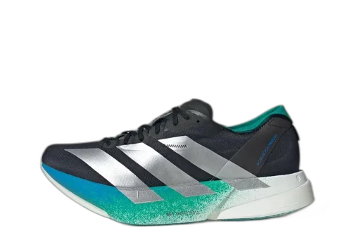 adidas Adizero Adios Pro 4 Core Black Matte Silver Glory Green