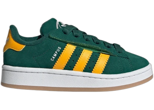 adidas Campus 00s Comfort Closure Camp Collegiate Green Crew Yellow Cloud White (PS)