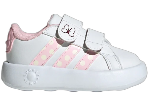 adidas Grand Court Disney Minnie Mouse Cloud White Clear Pink Chalk White (TD)