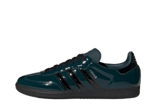 adidas Samba OG Aurora Ivy Black Patent (Women's)
