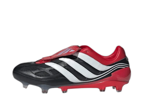 adidas Predator Precision FG Black White Collegiate Red Made in Germany