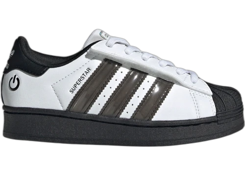adidas Superstar LED Lights Comfort Closure Cloud White Black Toe (PS)