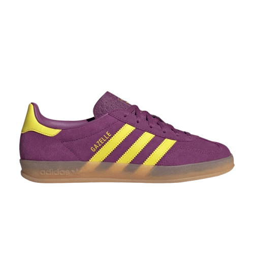 adidas Gazelle Indoor Rich Mauve Bright Yellow (Women's)