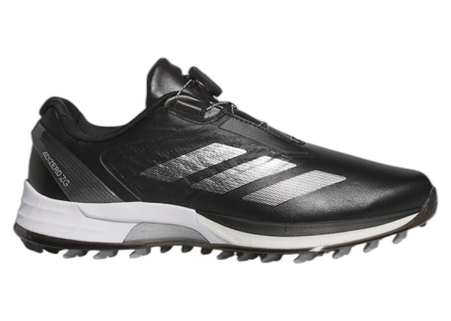 adidas Adizero ZG Lo BOA Spikeless Golf Black Silver Metallic