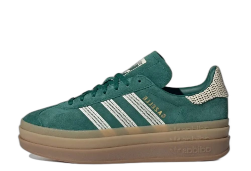 adidas Gazelle Bold Collegiate Green White Gold (Women's)