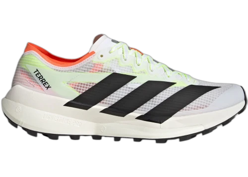 adidas Terrex Agravic Speed 2 Trail White Black Semi Impact Orange